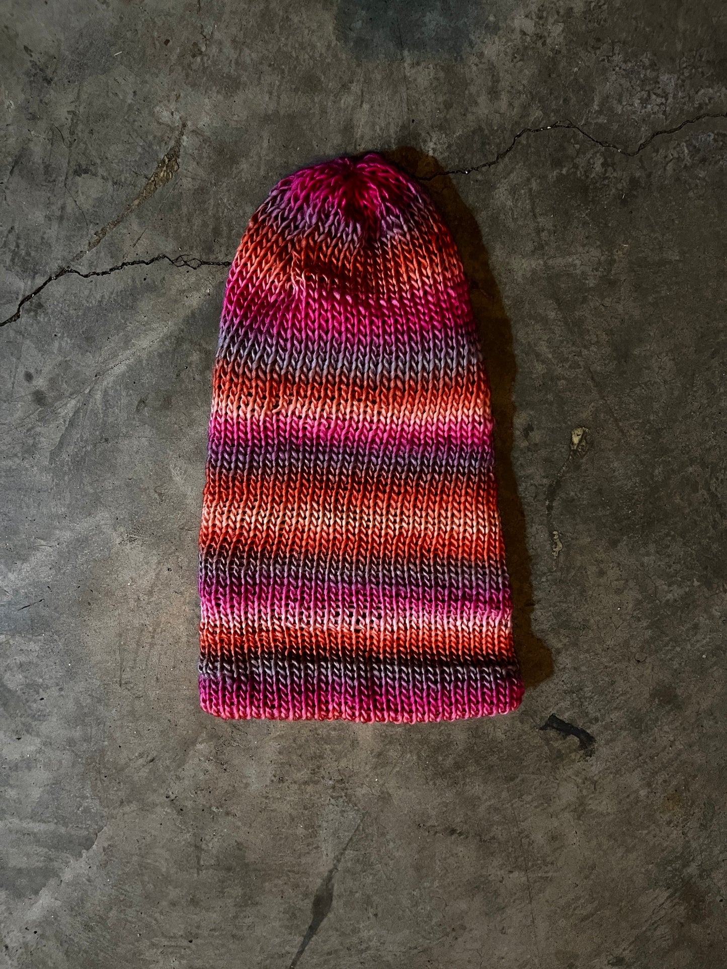 Pink Fall beanie