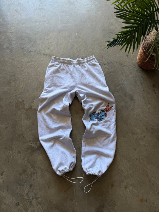 Grey MNYC VARSITY sweatpants