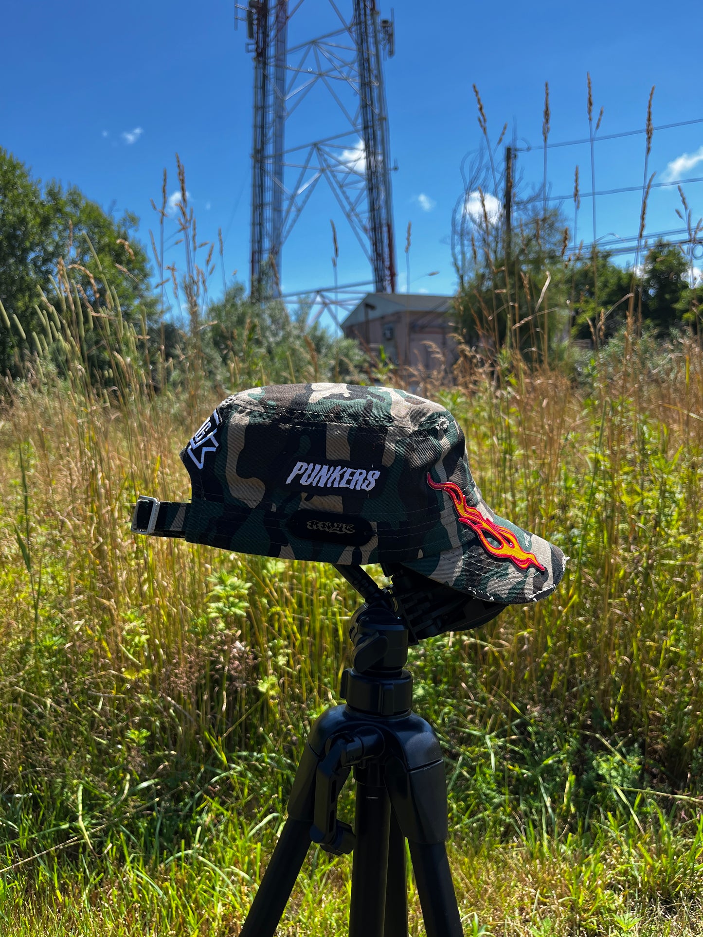 Camo punk trucker
