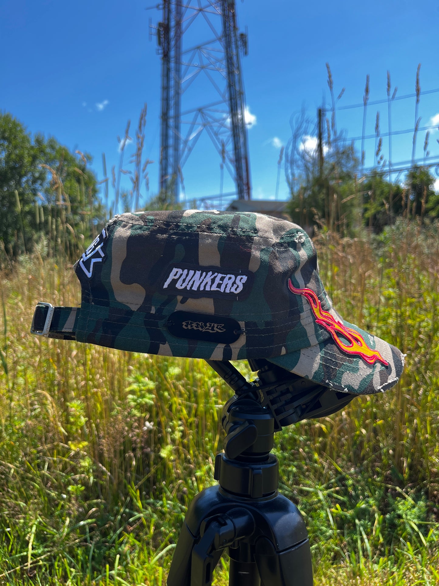Camo punk trucker