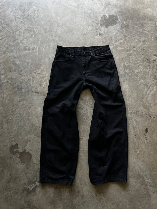 Broken needles denim