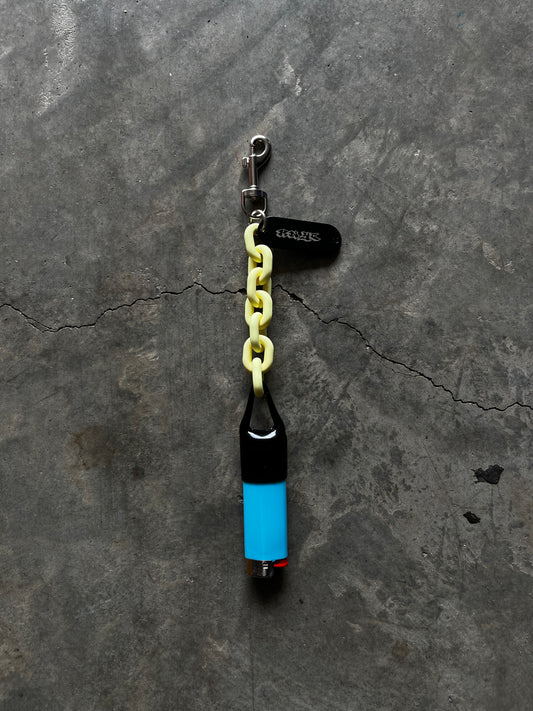 Yellow lighter holder