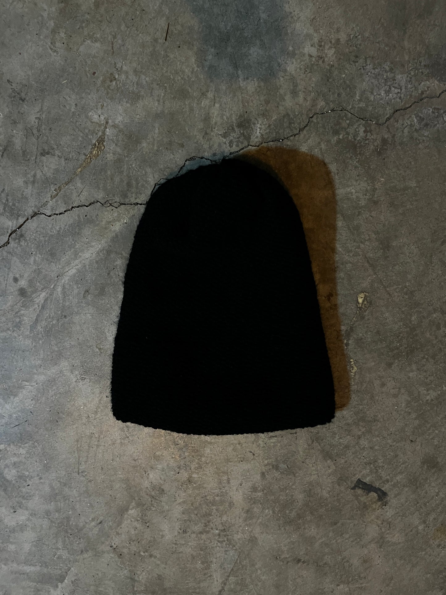 Triple black beanie