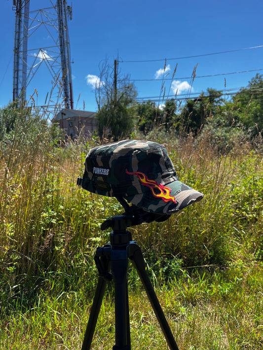 Camo punk trucker